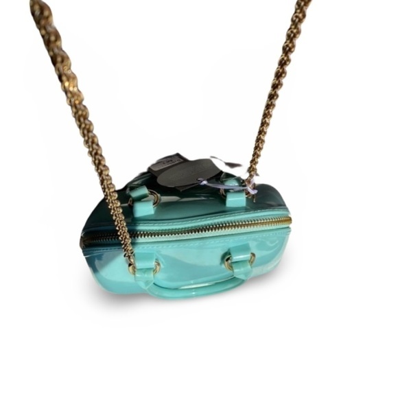 Turquoise Tempest: The Deluxity LA Crossbody with‎ a Golden Twist - Picture 9 of 10